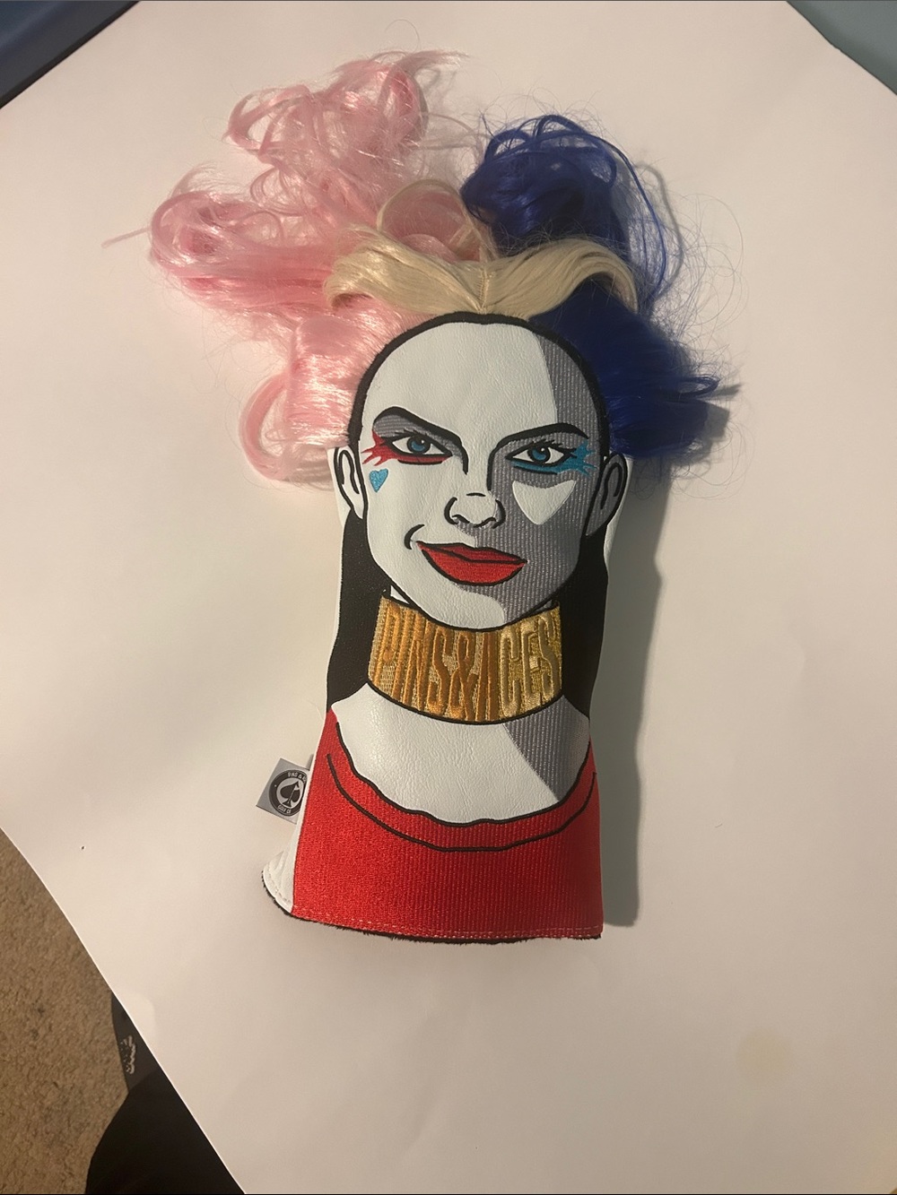 Harlequin-Inspired Golf Club Cover